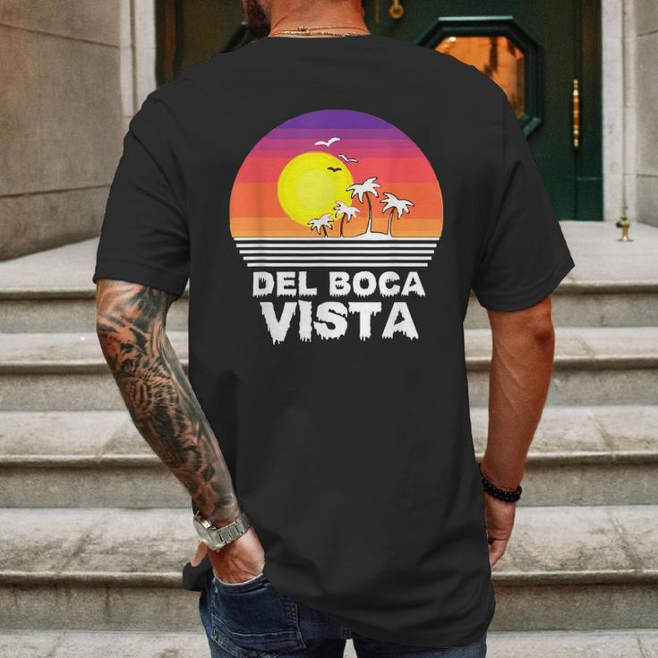 Del Boca Vista Gift Mens Back Print T-shirt Gifts for Men