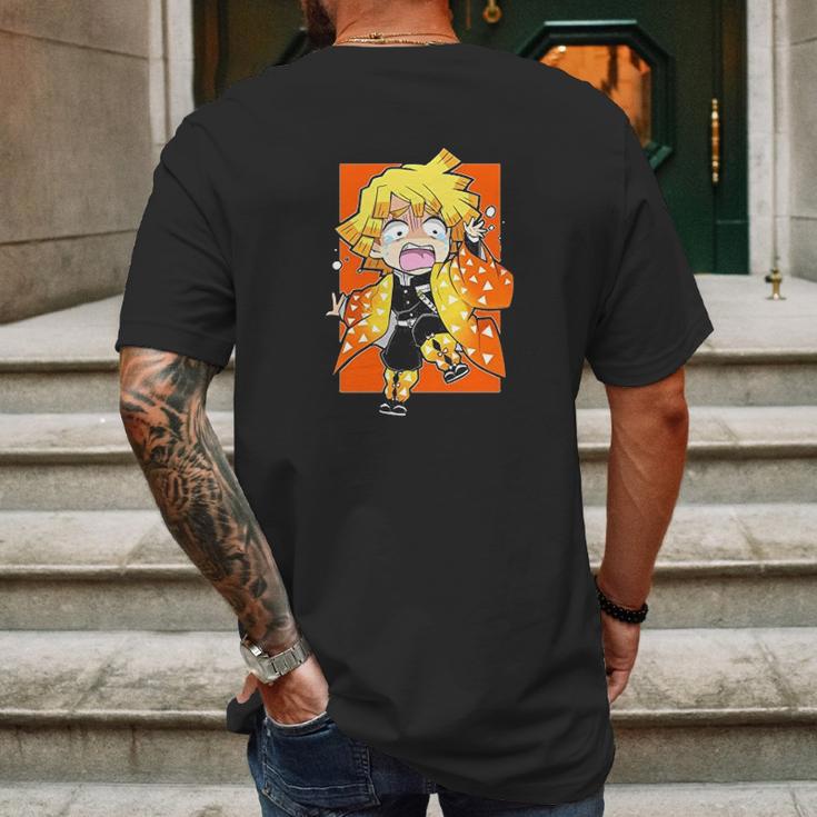 Demon Slayer Kimetsu No Yaiba Graphic Mens Back Print T-shirt Gifts for Men