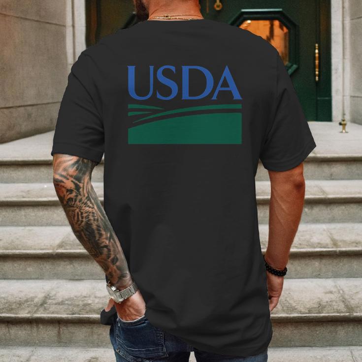 Department Of Agriculture Usda Classic Logo Mens Back Print T-shirt Gifts for Men