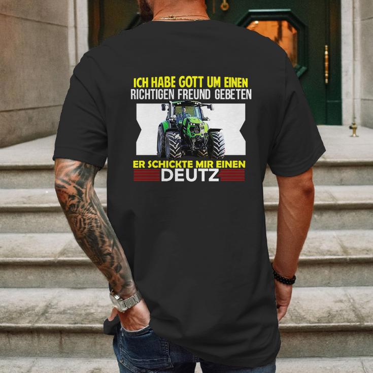 Deutz Mens Back Print T-shirt Gifts for Men