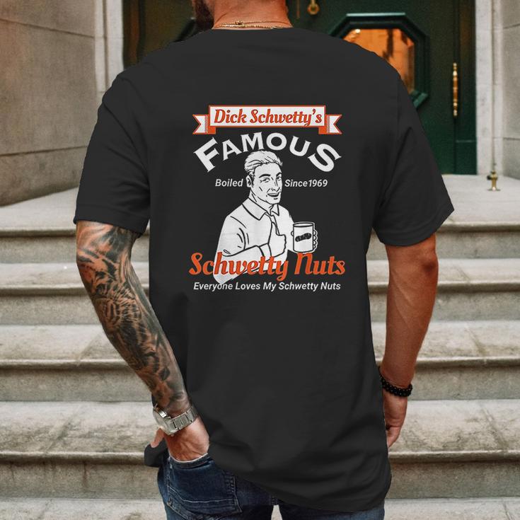 Dicks Famous Schwetty Nuts Sweaty Nuts Mens Back Print T-shirt Gifts for Men