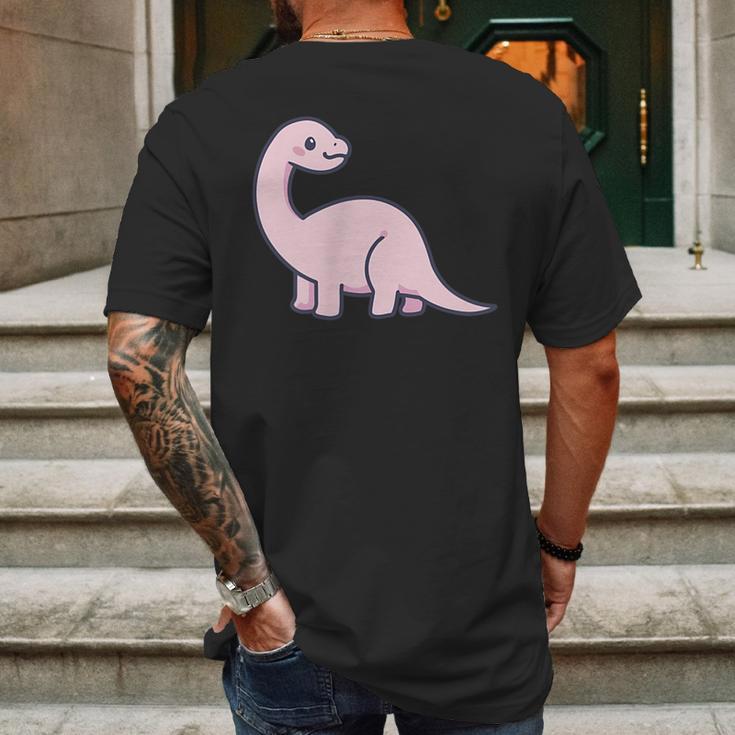 Dinosaur Cute Kawaii Lover Anime Pastel Goth Aesthetic Mens Back Print T-shirt Gifts for Men