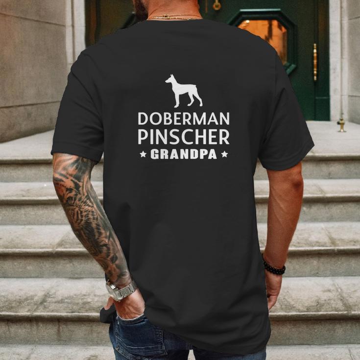 Doberman Pinscher - Mens Organic T-Shirt Mens Back Print T-shirt Gifts for Men