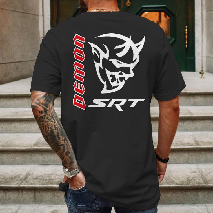 Dodge Demon Srt Art Mens Back Print T-shirt Gifts for Men