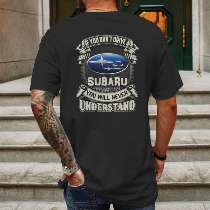 If You Dont Drive A Subaru Mens Back Print T-shirt Gifts for Men