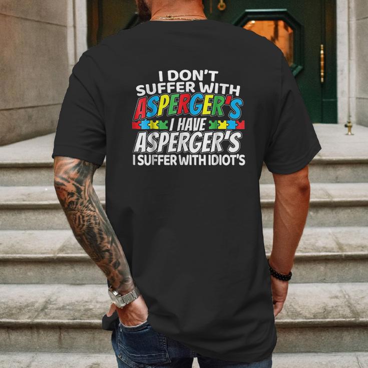 I Dont Suffer With Aspergers Mens Back Print T-shirt Gifts for Men