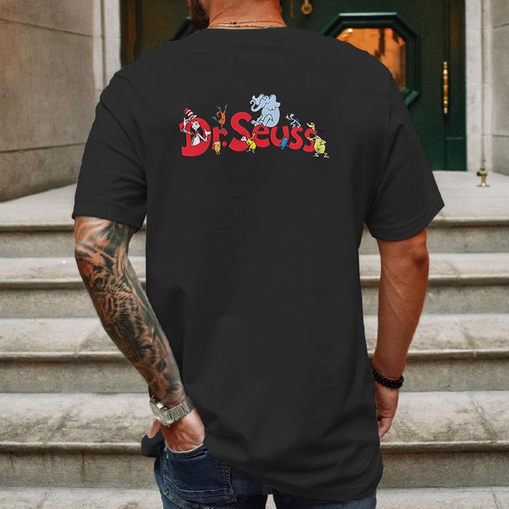 Dr Seuss Family Mens Back Print T-shirt Gifts for Men