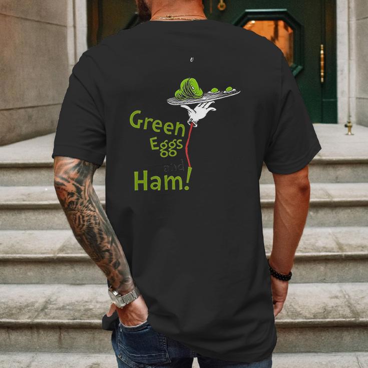 Dr Seuss Green Eggs And Ham Title Mens Back Print T-shirt Gifts for Men