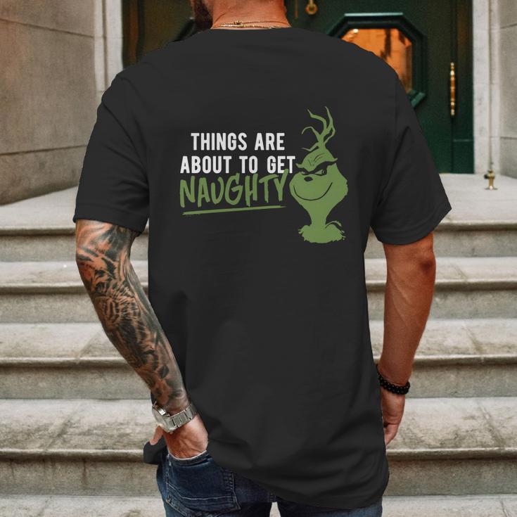 Drseuss The Grinch Time Mens Back Print T-shirt Gifts for Men