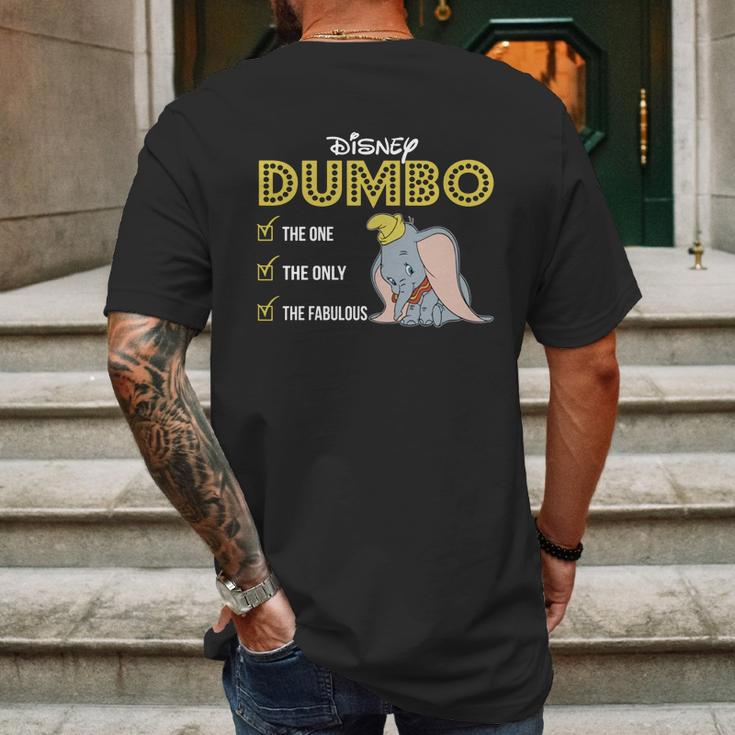 Dumbo The One The Only The Fabulous Mens Back Print T-shirt Gifts for Men