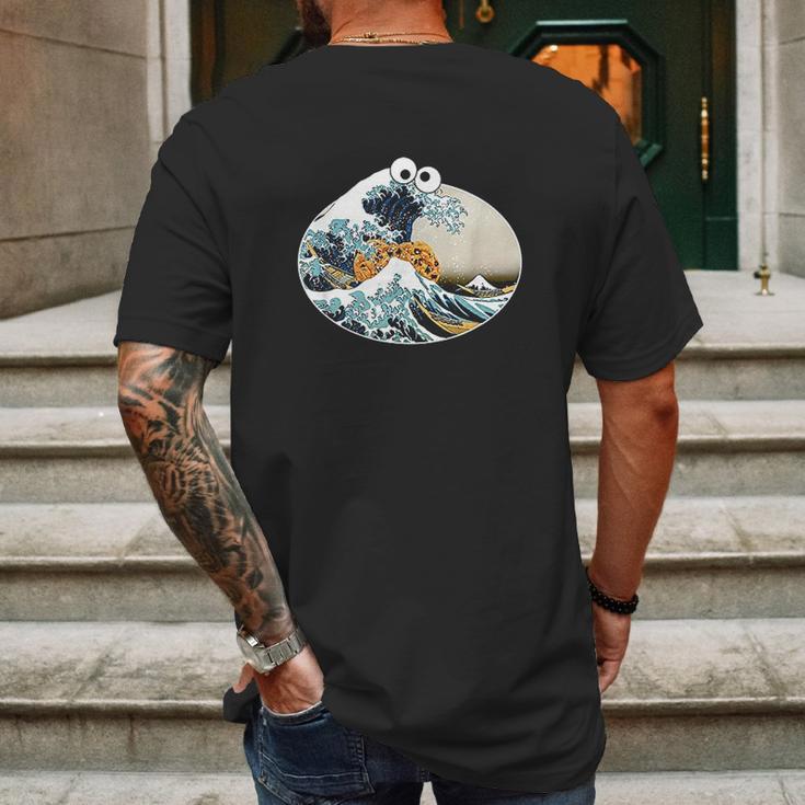 Eating Wave Off Kanagawa Mens Back Print T-shirt Gifts for Men