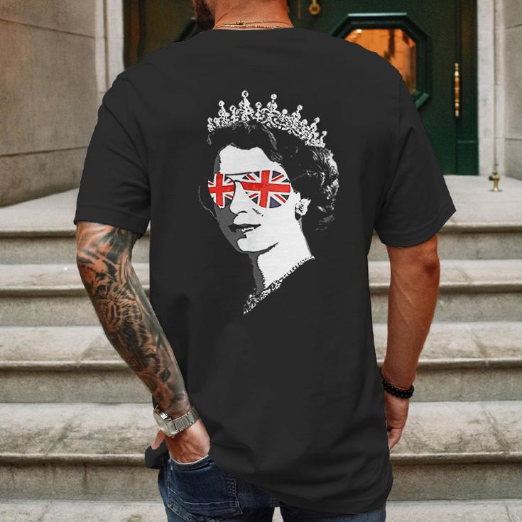 Elizabeth Ii Sunglasses Mens Back Print T-shirt Gifts for Men