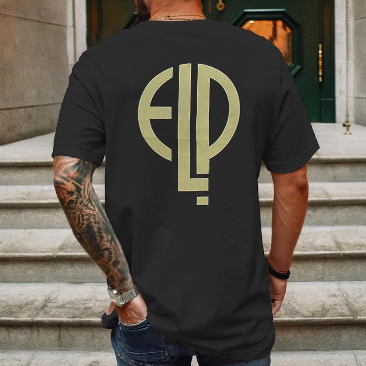 Elp High Voltage Logo Mens Back Print T-shirt Gifts for Men