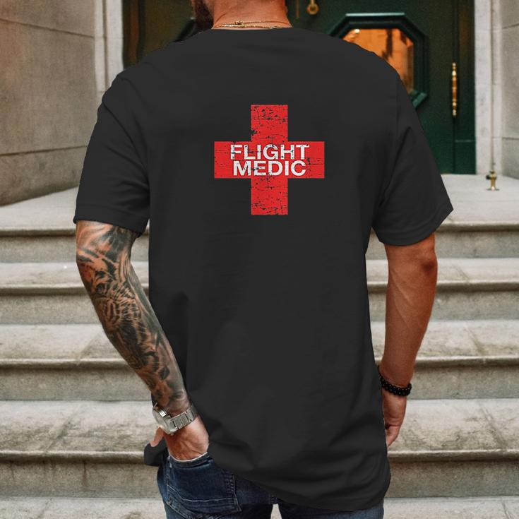 Ems Helicopter Flight Medic Mens Back Print T-shirt Gifts for Men