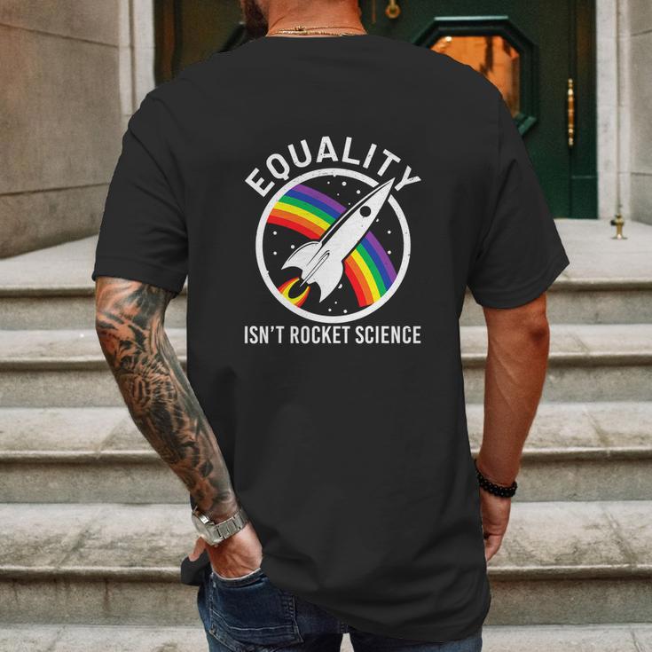 Equality Is Lgbt Ally Homo Pride Month Graphic Design Printed Casual Daily Basic Mens Back Print T-shirt Gifts for Men