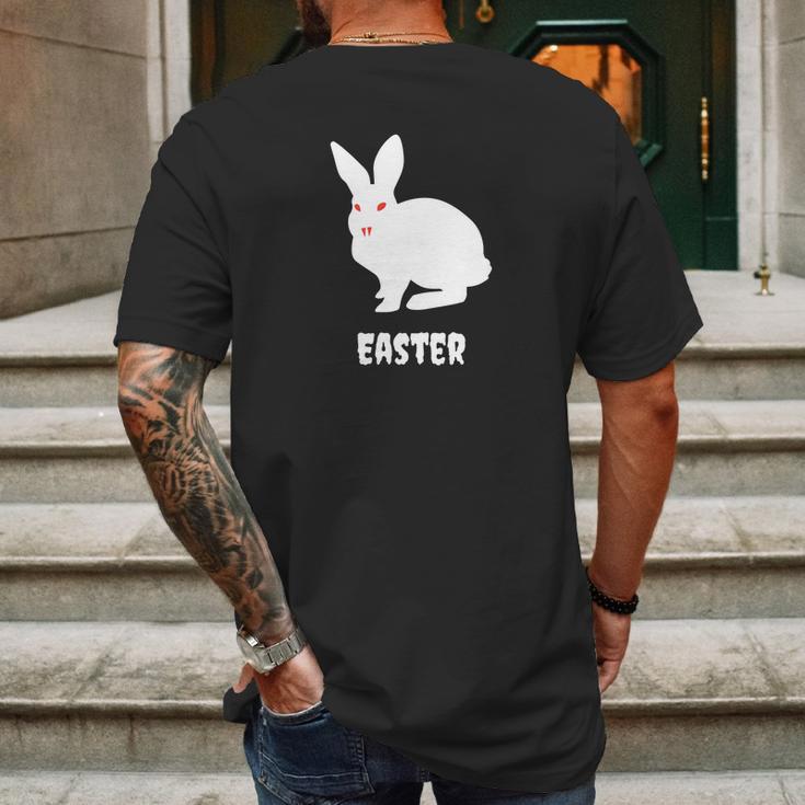 Evil Easter Bunny Rabbit Anti Holiday Pastel Goth Top Mens Back Print T-shirt Gifts for Men