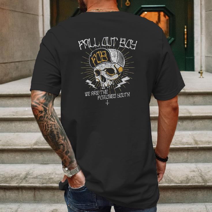 Fall Out Boy Skull Mens Back Print T-shirt Gifts for Men