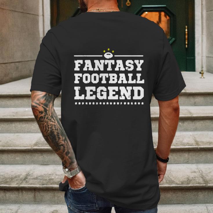 Fantasy Football Legend - Fantasy Football Shirt Mens Back Print T-shirt Gifts for Men