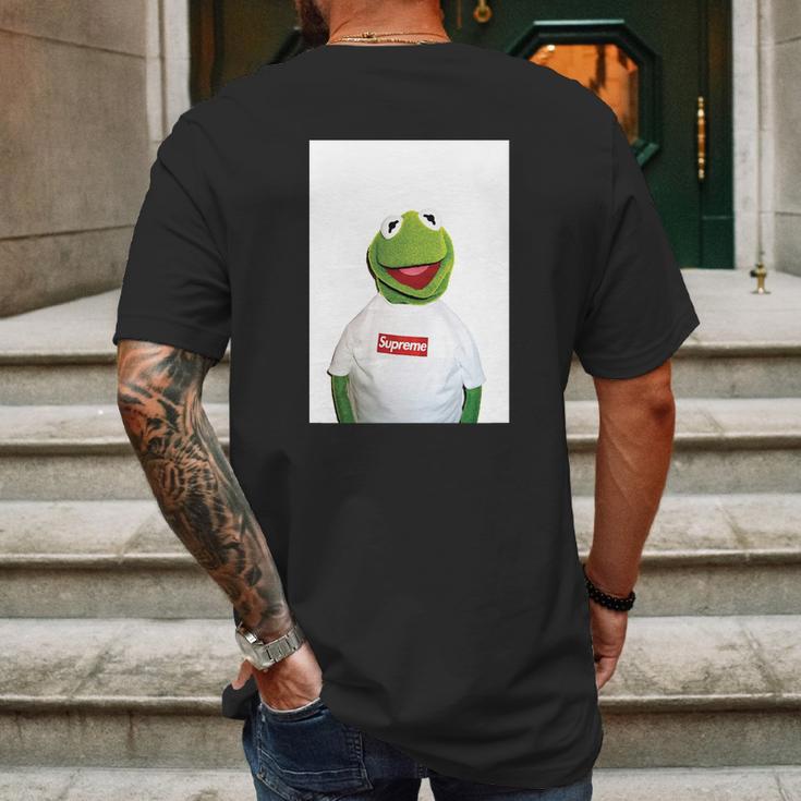 Fashionable Kermit Mens Back Print T-shirt Gifts for Men