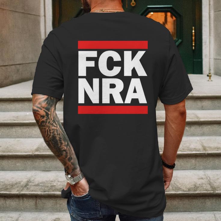 Fck Nra Mens Back Print T-shirt Gifts for Men