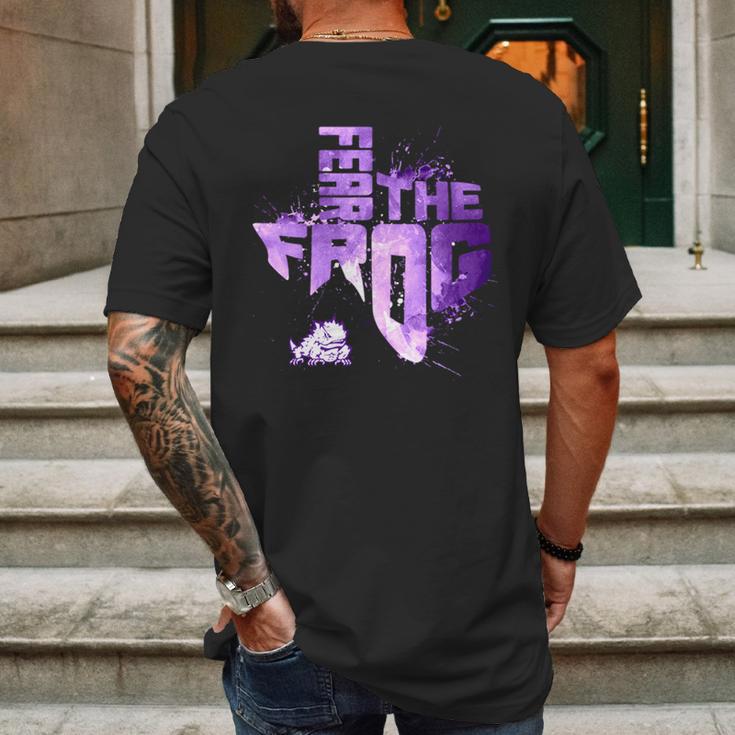 Fear The Tcu Horned Frogs Mens Back Print T-shirt Gifts for Men