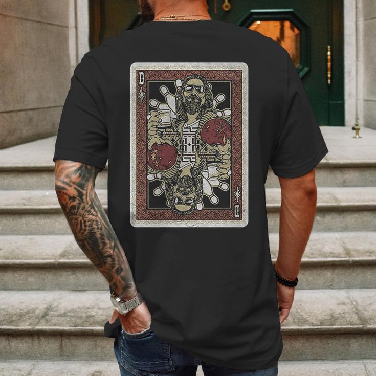 Fifth Sun The Big Lebowski Dude Playing Card Mens Back Print T-shirt Gifts for Men