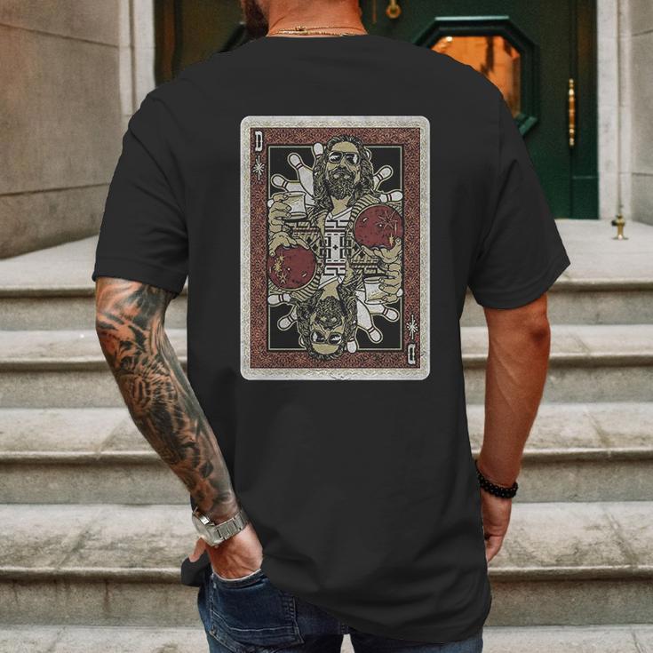 Fifth Sun Mens The Big Lebowski Dude Playing Card Mens Back Print T-shirt Gifts for Men