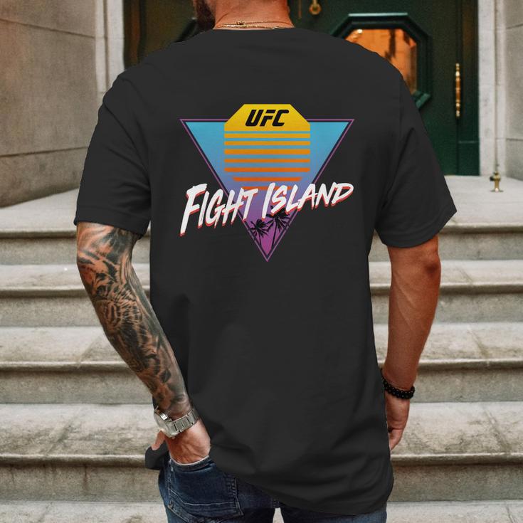 Fight Island Great Gift Mens Back Print T-shirt Gifts for Men