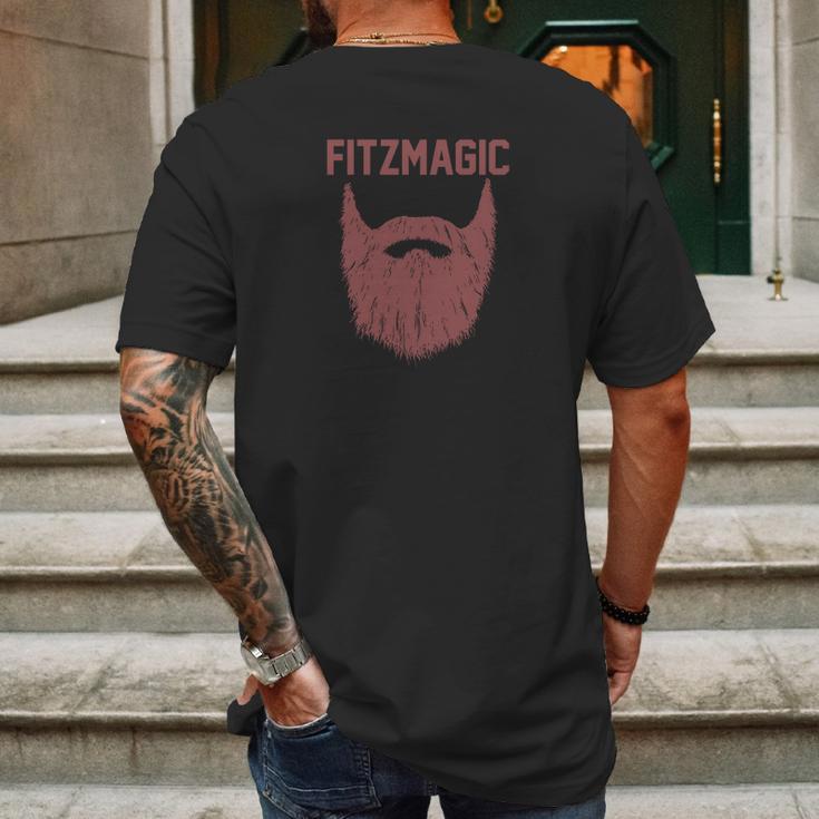 Fitzmagic Magnificent Beard Mens Back Print T-shirt Gifts for Men