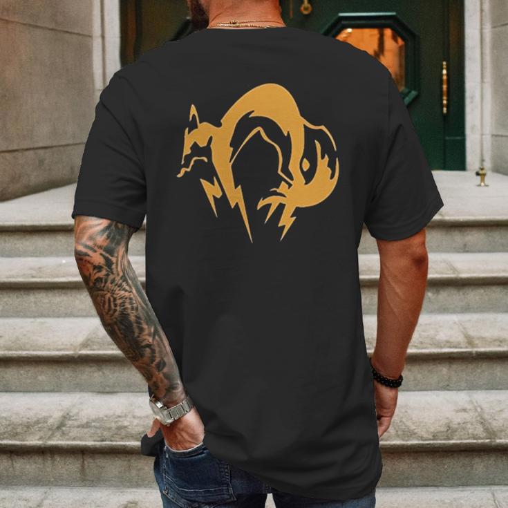 Flesiciate Men Metal Gear Solid Fox Hound Mens Back Print T-shirt Gifts for Men