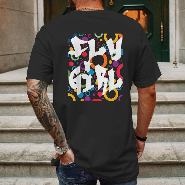 Fly Girl 80S 90S Bgirl Old School Hip Hop Mens Back Print T-shirt Gifts for Men