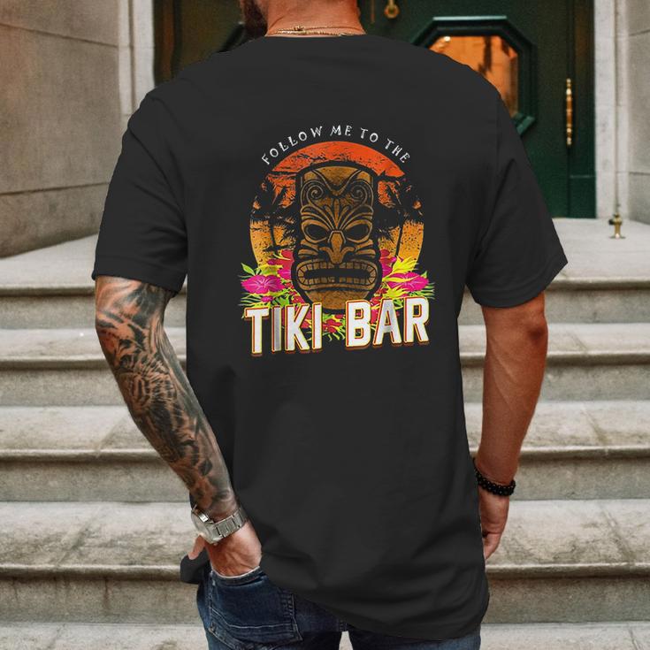 Follow Me To The Tiki Bar Mens Back Print T-shirt Gifts for Men