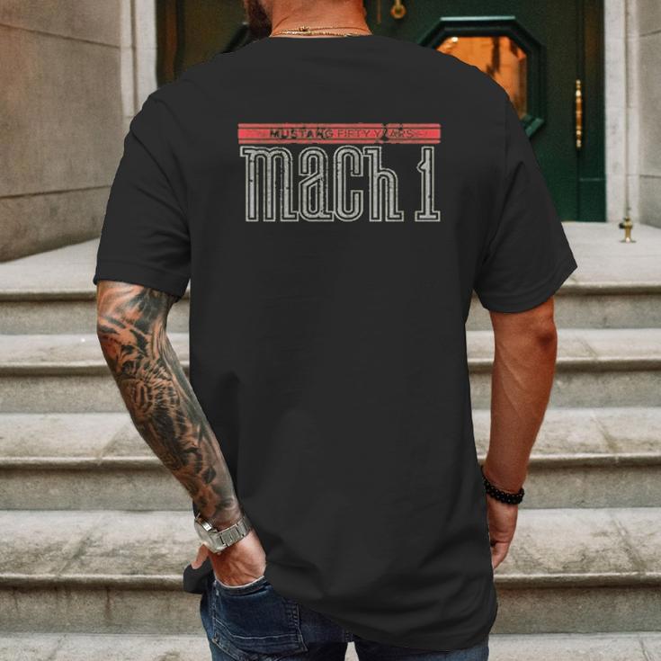 Ford Mustang Mach 1 Mens Back Print T-shirt Gifts for Men