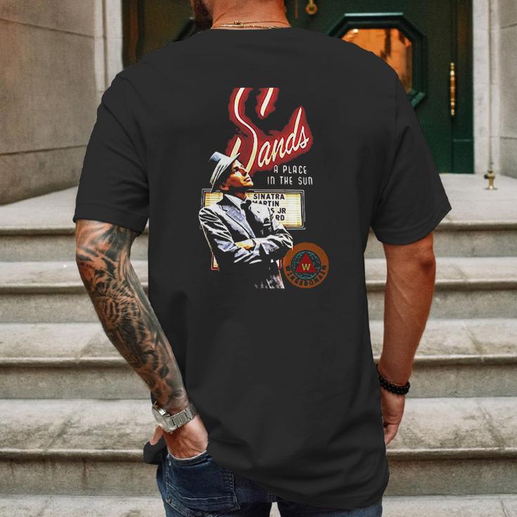 Frank Sinatra Classic Mens Back Print T-shirt Gifts for Men