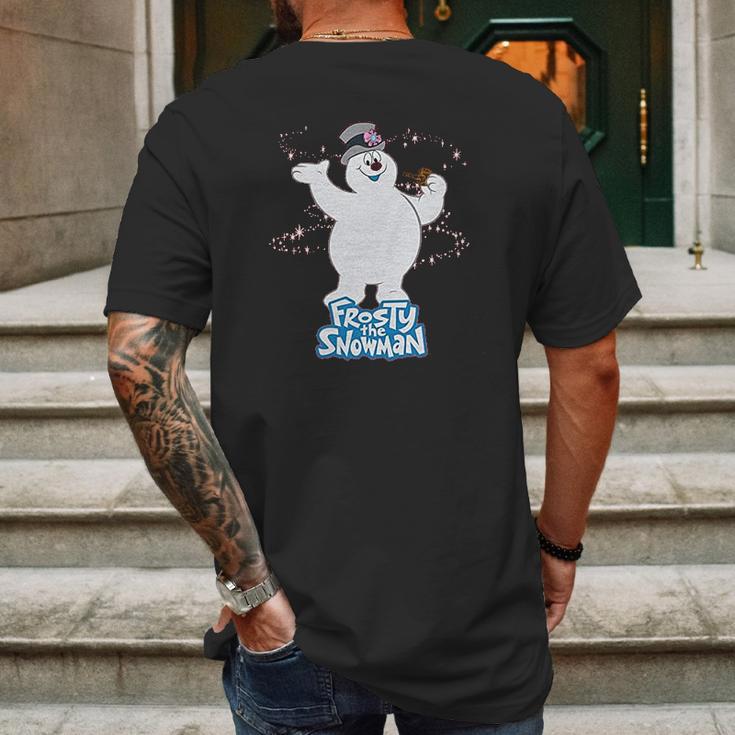 Frosty The Snowman Frosty Mens Back Print T-shirt Gifts for Men