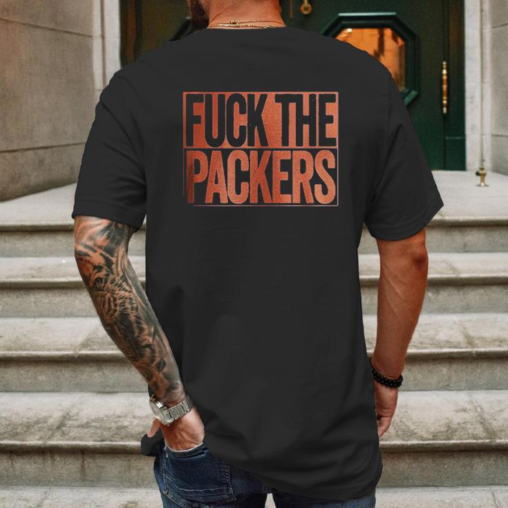 Fuk The Packers Funny Smack Talk Mens Back Print T-shirt Gifts for Men