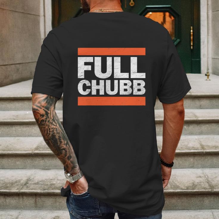 Full Chubb Mens Back Print T-shirt Gifts for Men