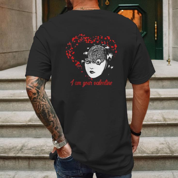 Funny Design Tomie I Am Your Valentine Love Junji Ito Manga Mens Back Print T-shirt Gifts for Men