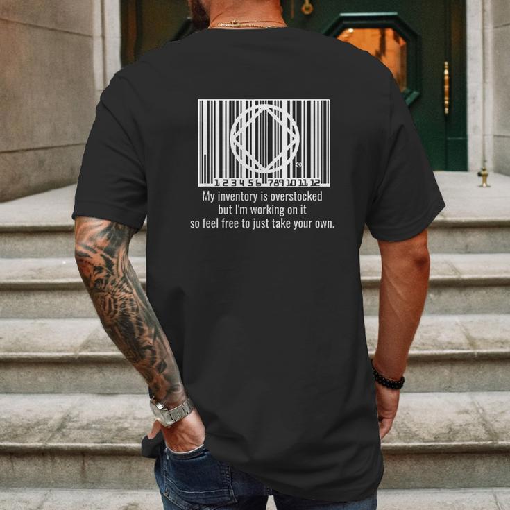 Funny Inventory Narcotics Anonymous Mens Back Print T-shirt Gifts for Men