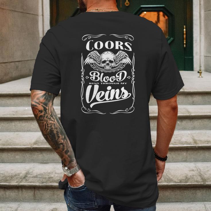 Funny Vintage Style Tshirt For Coors Mens Back Print T-shirt Gifts for Men