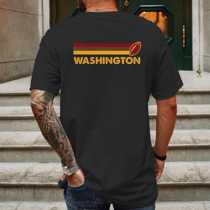 Funny Washington Football Dc Team Retro Mens Back Print T-shirt Gifts for Men