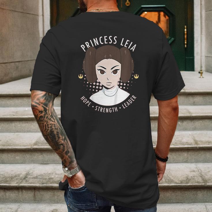 Galaxy Of Adventures Princess Leia Mens Back Print T-shirt Gifts for Men