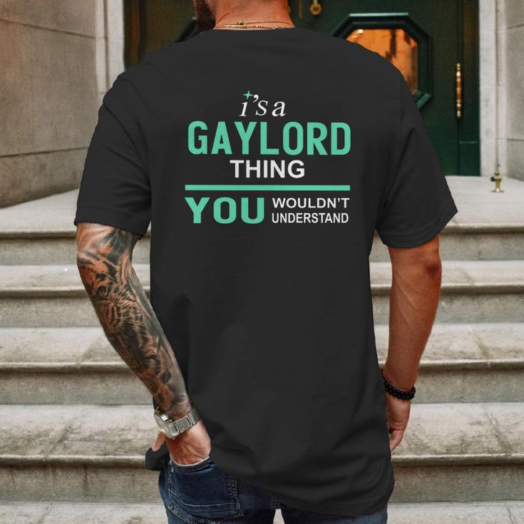 Gaylord Thing - Teeforgaylord Mens Back Print T-shirt Gifts for Men