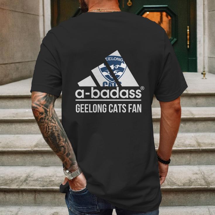 Geelong Cats 4 Mens Back Print T-shirt Gifts for Men