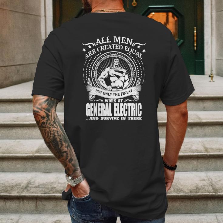 General Electric Corporate Mens Back Print T-shirt Gifts for Men