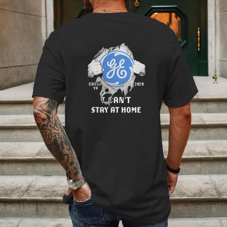 General Electric Covid-19 2020 I Can’T Stay At Home Shirt Mens Back Print T-shirt Gifts for Men