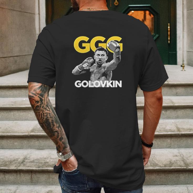 Gennady Golovkin Boxing Mens Back Print T-shirt Gifts for Men