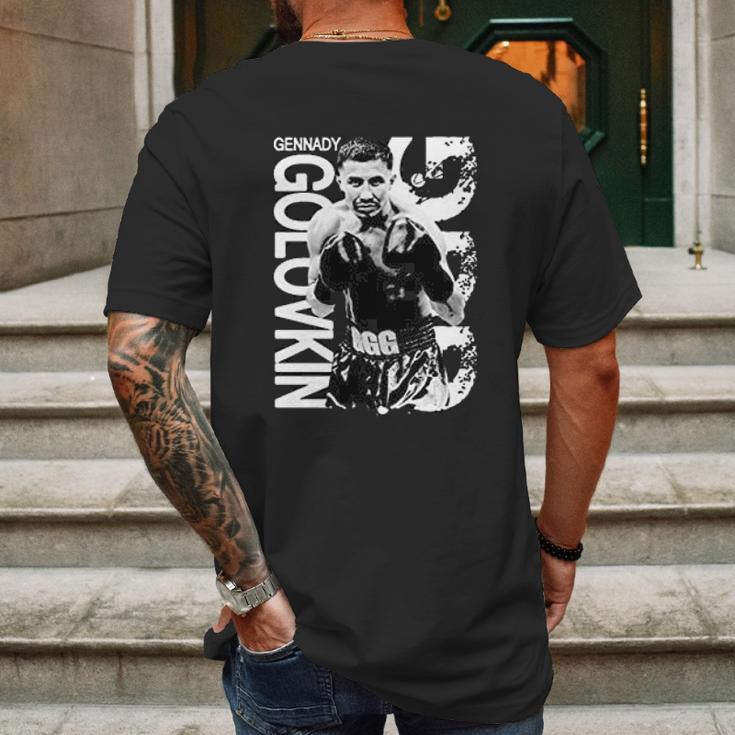 Gennady Golovkin Funny Mens Back Print T-shirt Gifts for Men