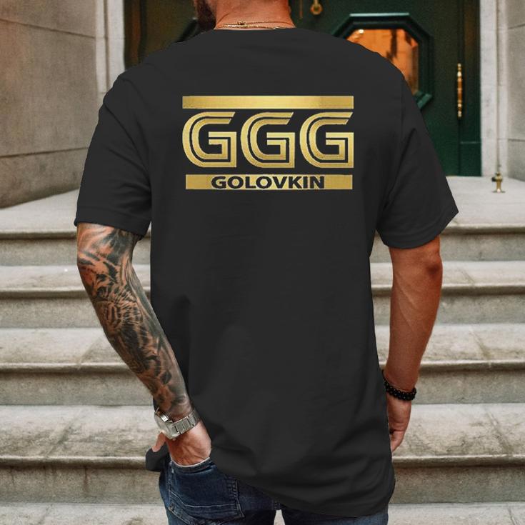 Gennady Golovkin Triple G Mens Back Print T-shirt Gifts for Men