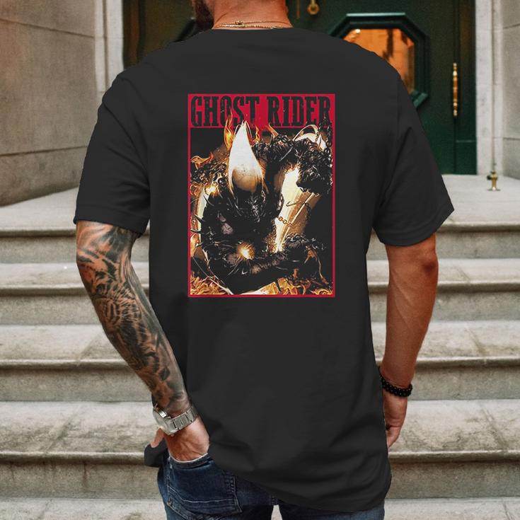 Ghost Rider Fury Graphic Mens Back Print T-shirt Gifts for Men